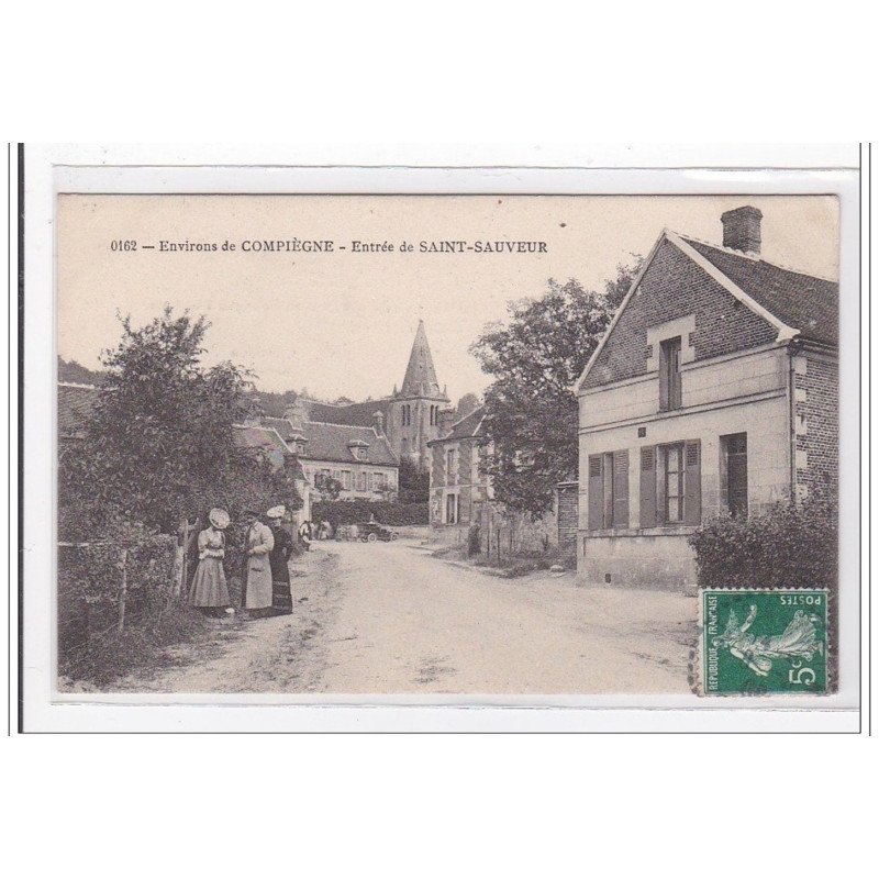 SAINT-SAUVEUR : entrée de saint-sauveur - tres bon etat