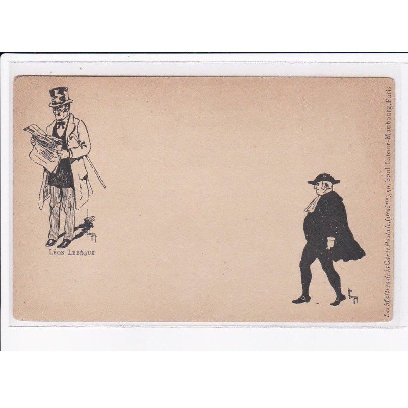 LES MAITRES DE LA CARTE POSTALE : Léon LEBEGUE - état (coins arrondis)