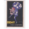 PUBLICITE : les pâtes alimentaires REMY illustrée par Leonetto CAPPIELLO -  bon état (écrite au dos)