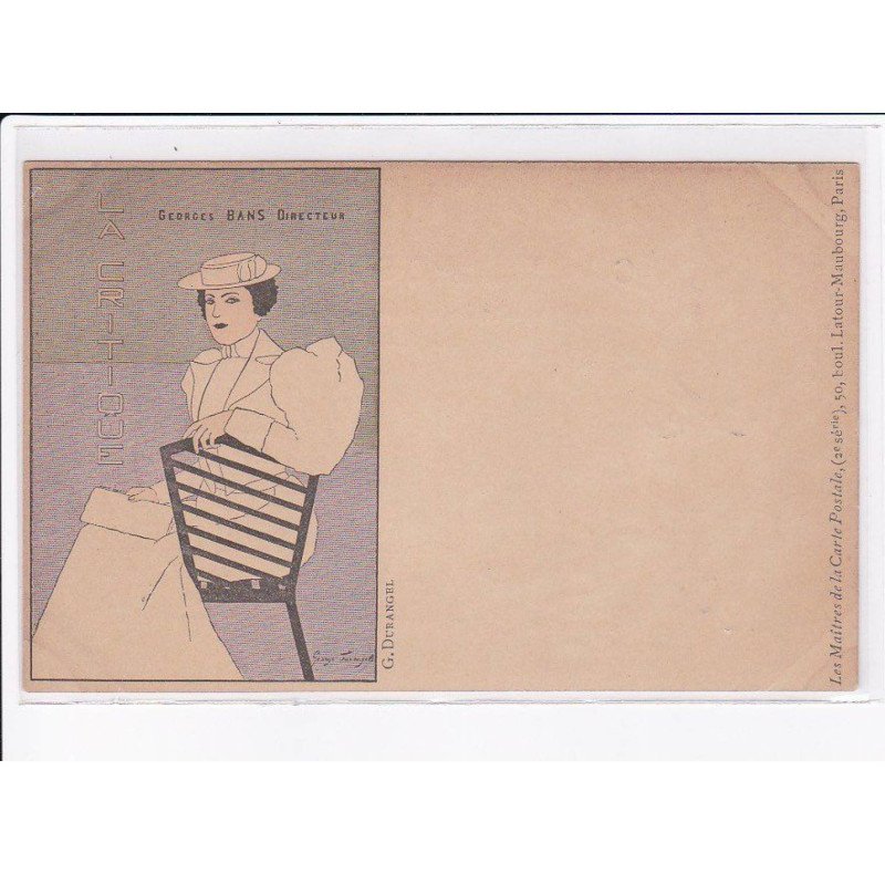 LES MAITRES DE LA CARTE POSTALE : George Durangel - très bon état