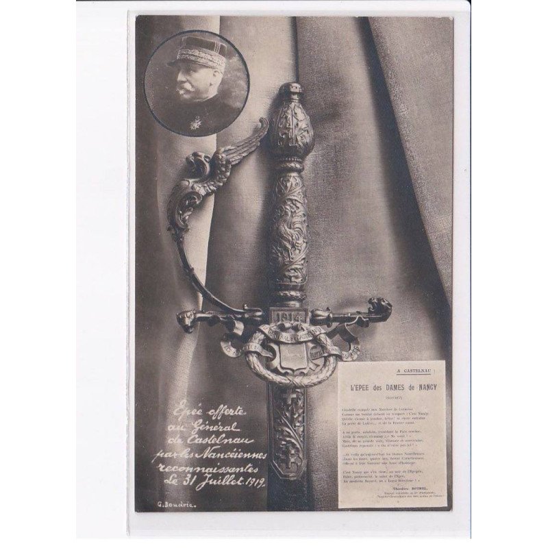 NANCY: l'épée des dames de nancy, texte - très bon état