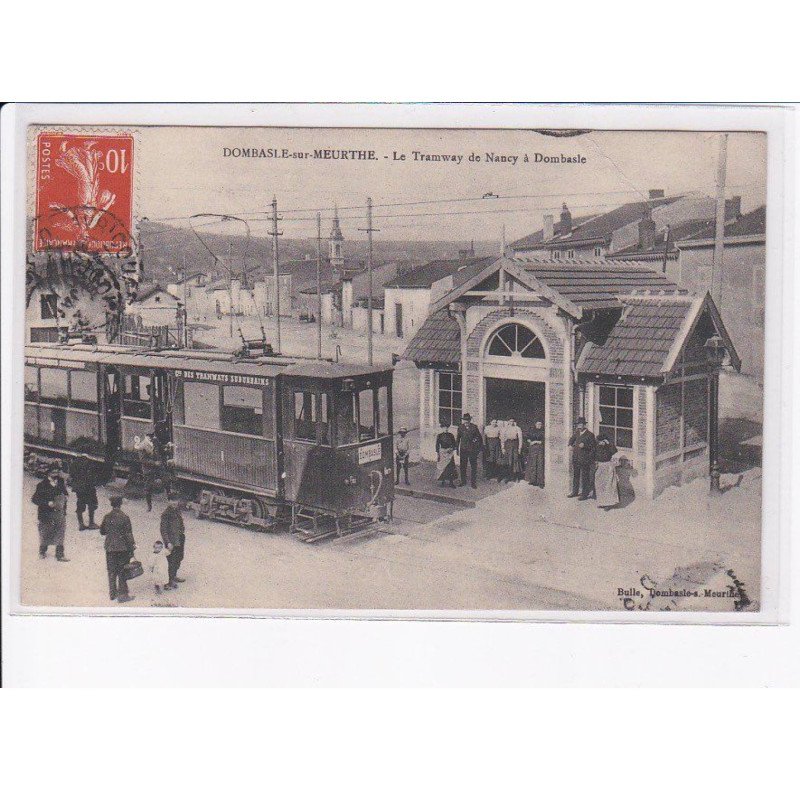 DOMBASLE-sur-MEURTHE: le tramway de nancy à dombasle - état