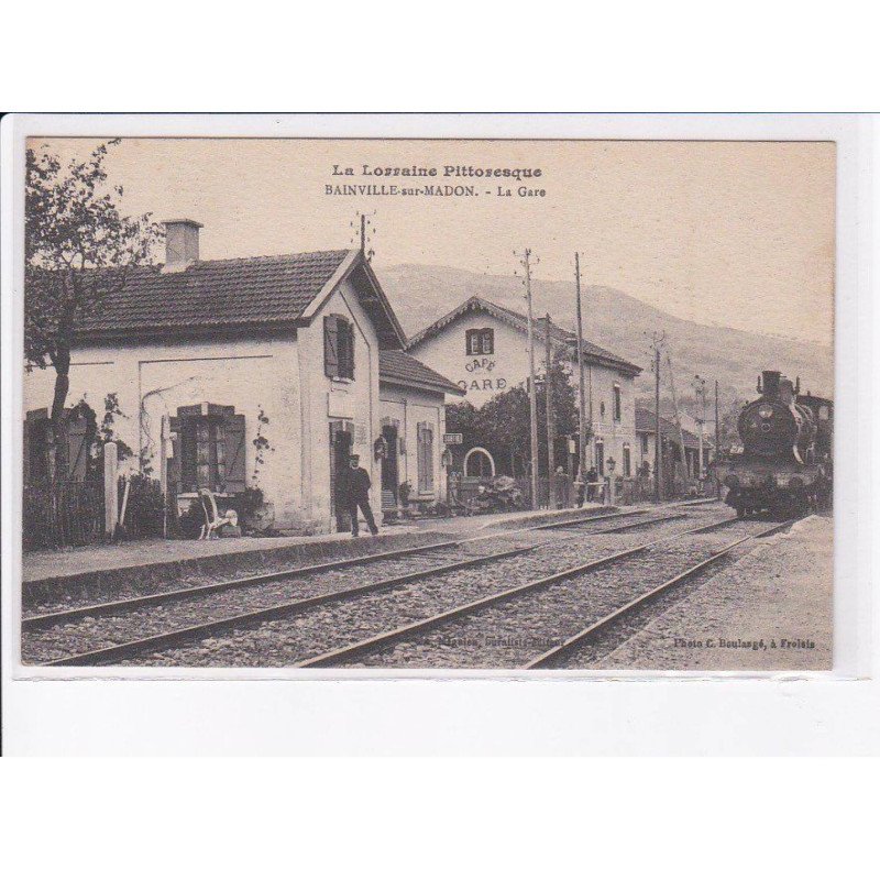 BAINVILLE-sur-MADON: la gare - très bon état