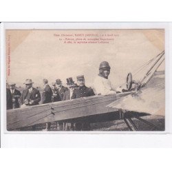 NANCY-JARVILLE: fêtes d'aviation 1912, Prévost pilote du monoplan deperdussin, capitaine Ludmann - état