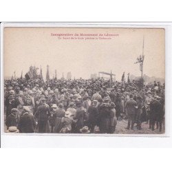 LEOMONT: inauguration du monument un aspect de la foule pendant la cérémonie - très bon état