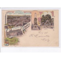 NANCY: vue générale, monument carnot, place stanislas hôtel de ville, fontaine - très bon état