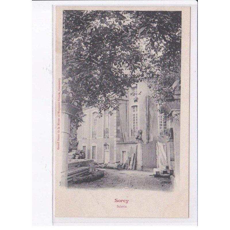 SORCY: scierie, bois - très bon état