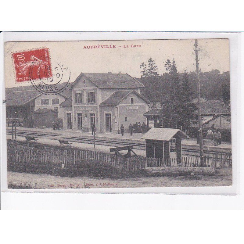 AUBREVILLE: la gare - état