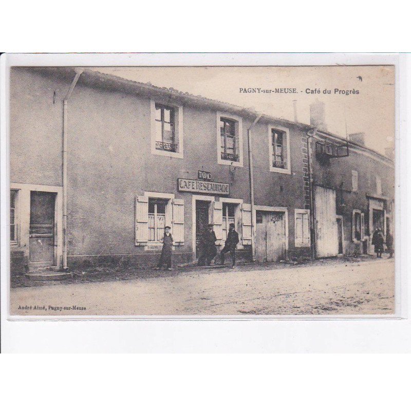 PAGNY-sur-MEUSE: café du progrès - très bon état
