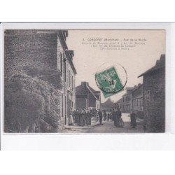 CONCORET: rue de la mairie, arrivée de Mauron - très bon état