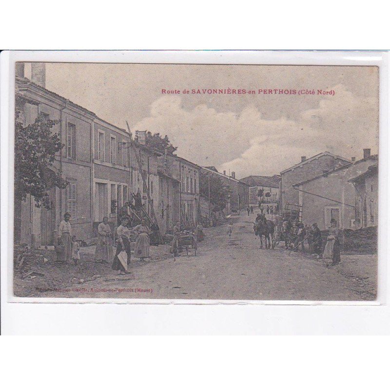 SAVONNIERES-en-PERTHOIS: route, scène de village - très bon état