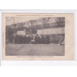 PLOERMEL: expulsions des frères 1904, intérieur de la cour de pensionnat la mennais - très bon état