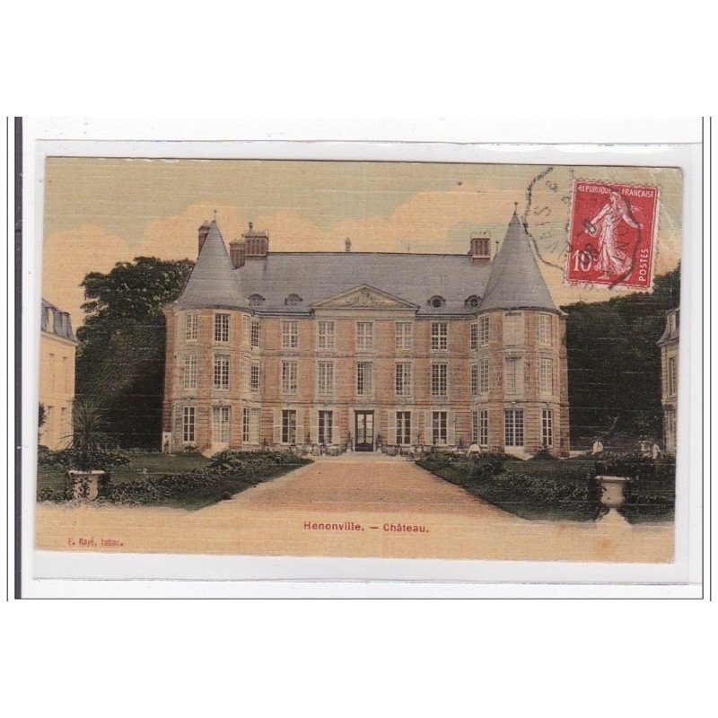 HENONVILLE : chateau - etat