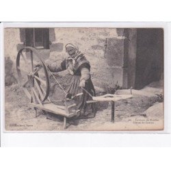 environs de MUZILLAC: fileuse de guerno - très bon état