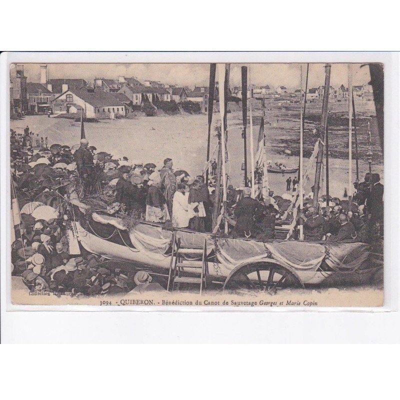 QUIBERON: bénédiction du canot de sauvetage georges et marie copin - état