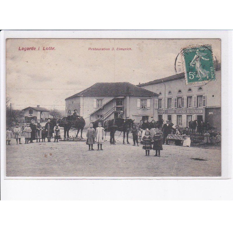 LAGARDE: restauration J. elmerich - état