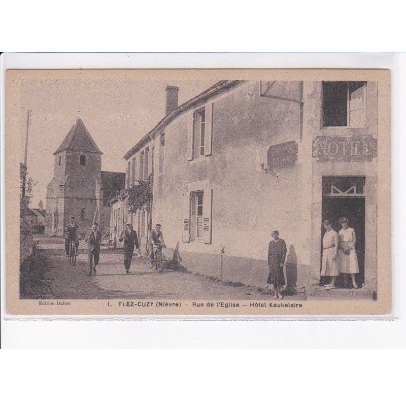 FLEX-CUZY: rue de l'église, hôtel keukelaire - très bon état