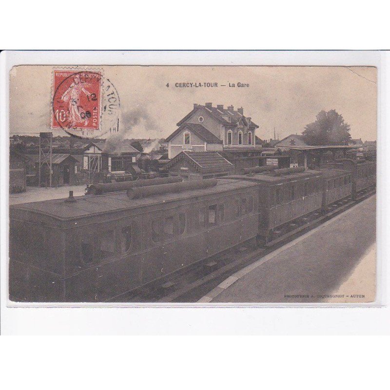 CERCY-la-TOUR: la gare - état