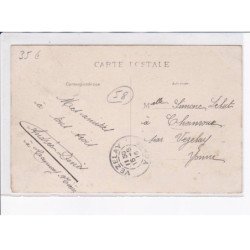 TANNAY: place de l'église, un jour de foire - très bon état