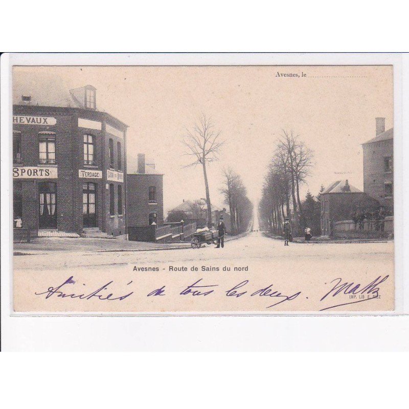 AVESNES: route de sains du nord - très bon état