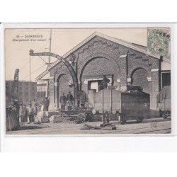 DUNKERQUE: chargement d'un wagon - très bon état