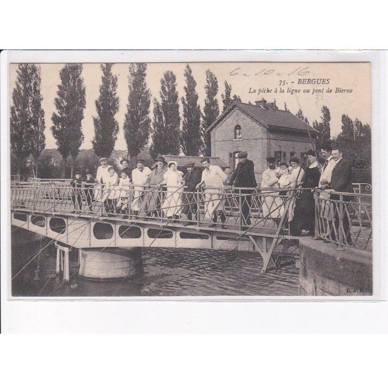 BERGUES: la pêche à la ligne au pont de bierne - très bon état