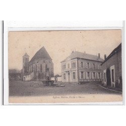 BUSSY : eglise, mairie, ecole - tres bon etat