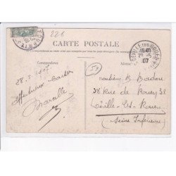 FOURMIES: grand concours international 1907 défilé rue de l'industrie 140 sociétés - très bon état