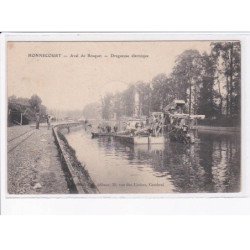 HONNECOURT: aval du bosquet, dragueuse électrique - très bon état
