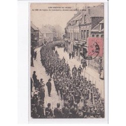 LENS: grèves du nord, le 155e de ligne de commercy faisant son entrée à lens - très bon état