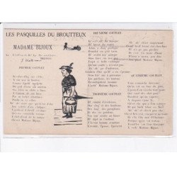 LILLE: 21CPA le portrait du broutteux, les pasquilles de broutteux - très bon état