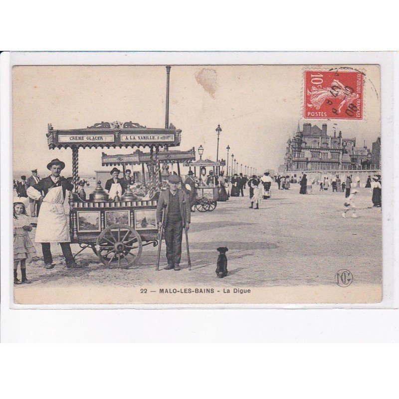 MALO-les-BAINS: la digue - état