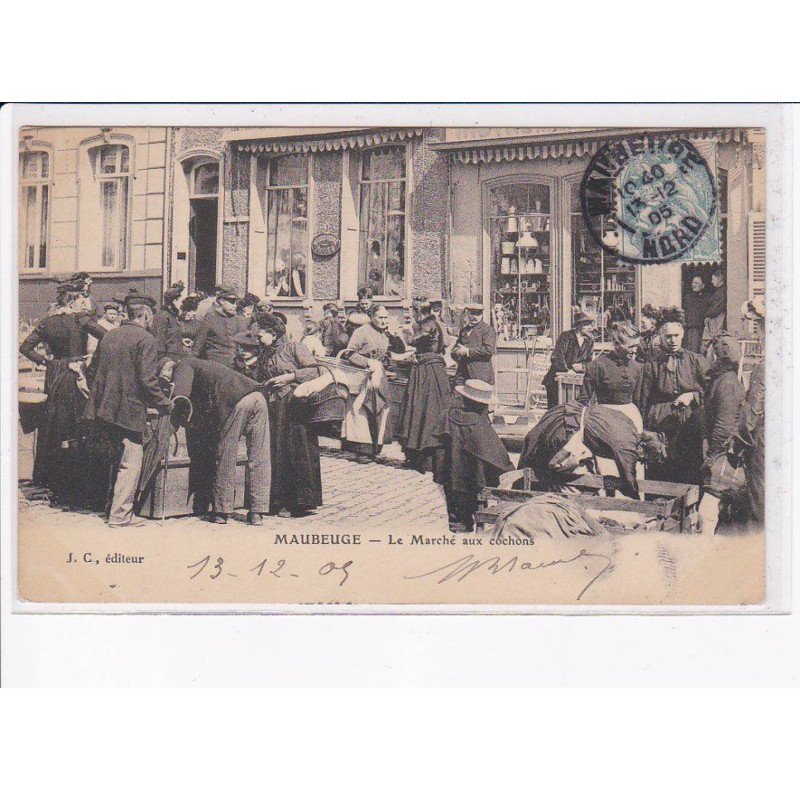 MAUBEUGE: le marché aux cochons - état