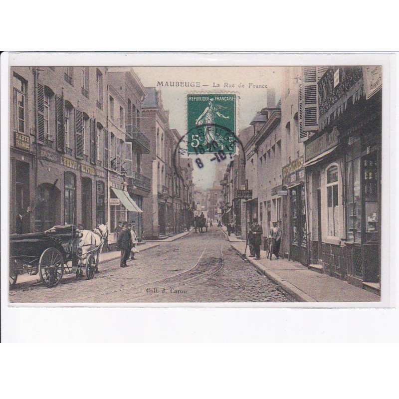 MAUBEUGE: la rue de france - très bon état