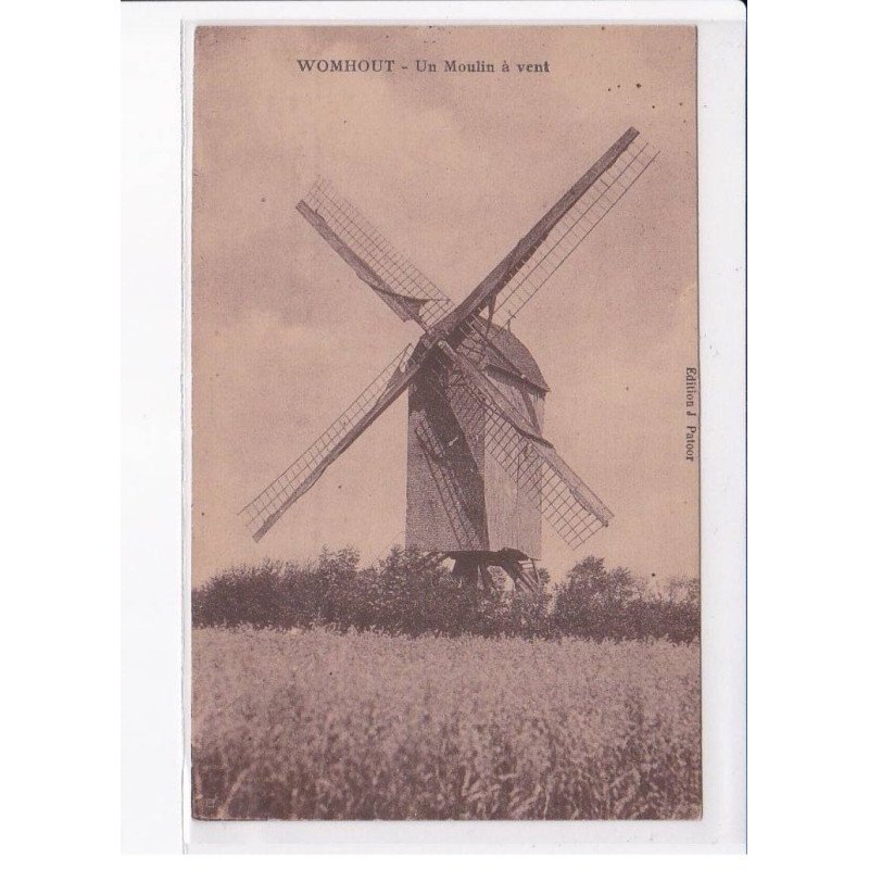 WORMHOUT: un moulin à vent - très bon état