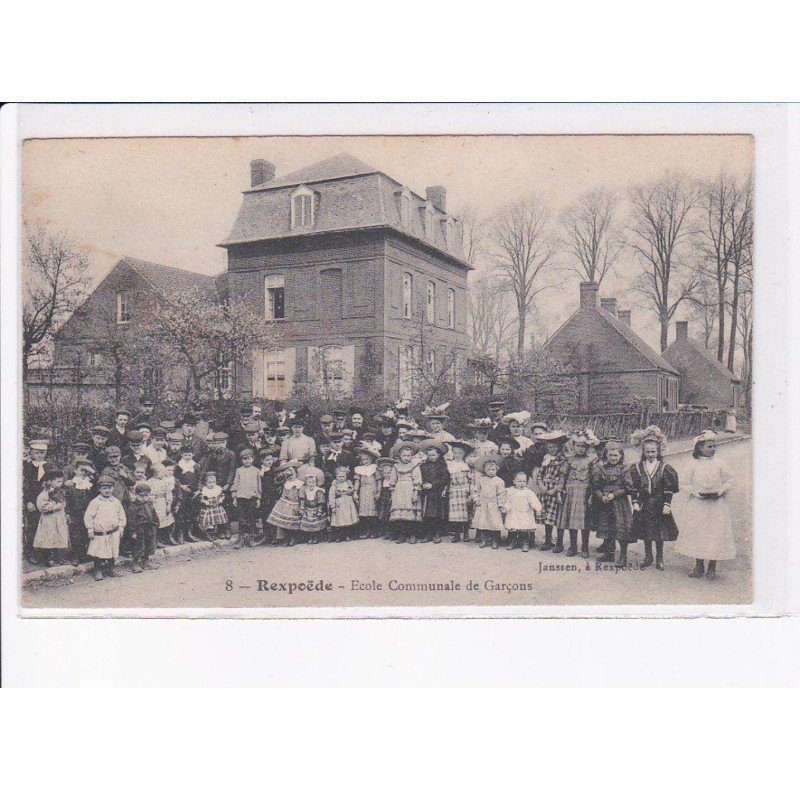 REXPOËDE: école communale de garçons - état (traces)