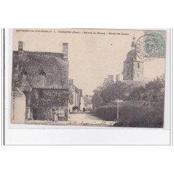 FRESNE : entrée du bourg, route de chanu - tres bon etat