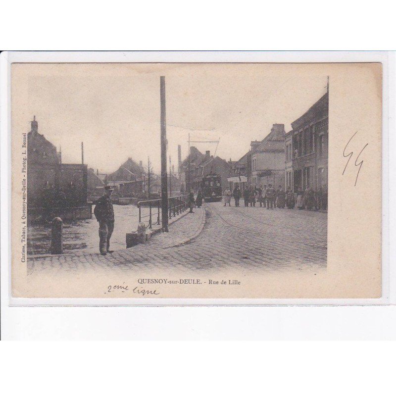 QUESNOY-sur-DEULE: rue de lille, tramway - très bon état