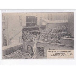 TOURCOING: explosion des générateurs du peignage lorthois frères, 1912 - état