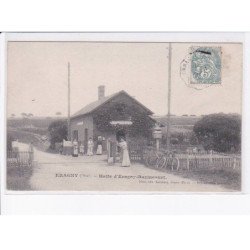 ERAGNY: halte d'eragny-bazincourt, gare - très bon état