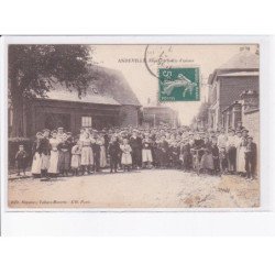 ANDEVILLE: sortie d'usines - état (partiellement décollée)