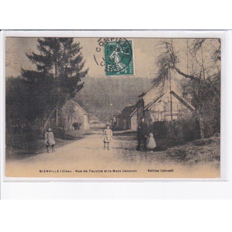 BIENVILLE: rue de fauvillé et le mont ganelon - très bon état