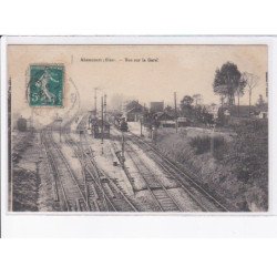 ABANCOURT: vue sur la gare - très bon état