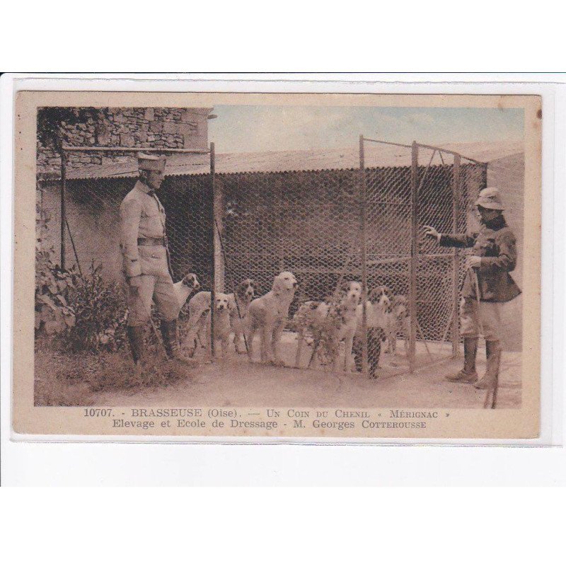 BRASSEUSE: un coin du chenil "merignac" elevage et école de dressage, M. Georges Cotterousse - très bon état