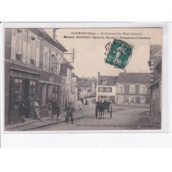 CLAIROIX: restaurant du mont-ganelon, maison cantillon, épicerie, mercerie, chaussures et charbons - très bon état