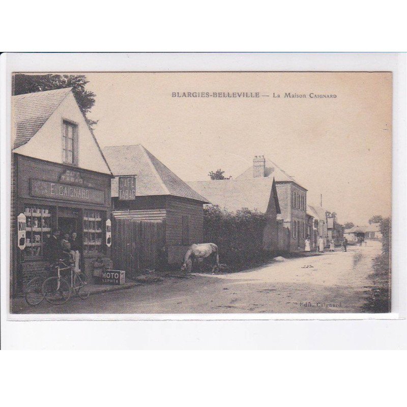 BLARGIES-BELLEVILLE: la maison caignard - très bon état