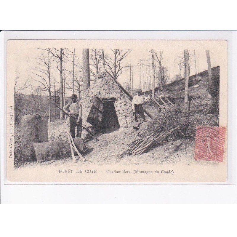 COYE: forêt de coye, charbonniers, montagne du coude - état