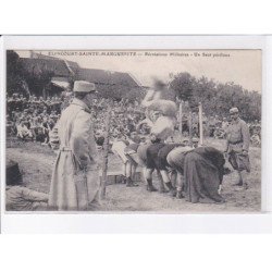ELINCOURT-SAINTE-MARGUERITE: récréations militaires, un saut périlleux - très bon état