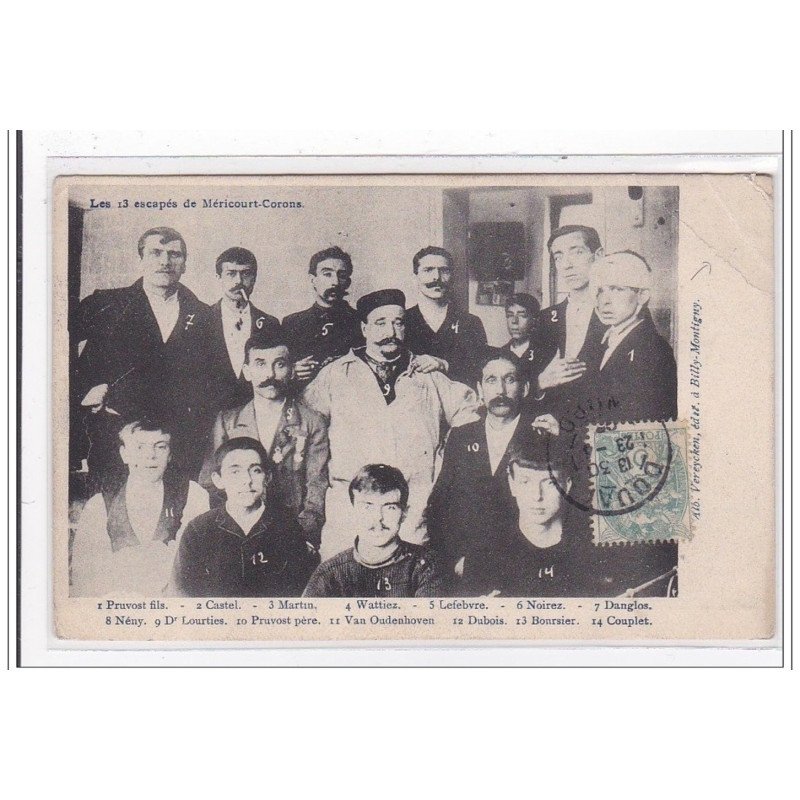 MERICOUT-CORONS : les 13 escapés - etat
