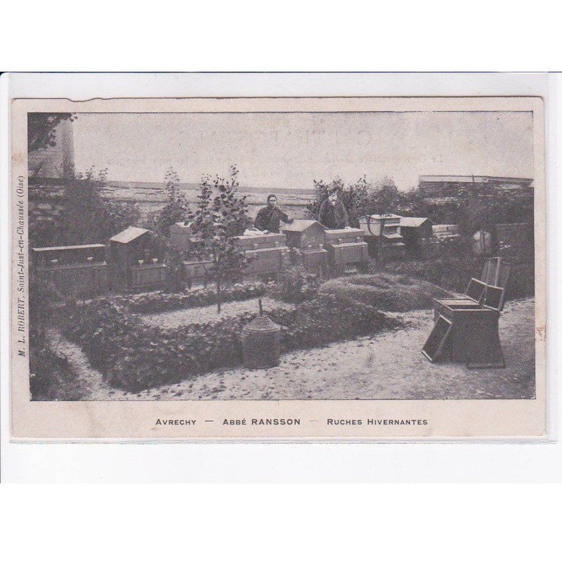 AVRECHY: abbé ransson, ruches hivernantes - très bon état